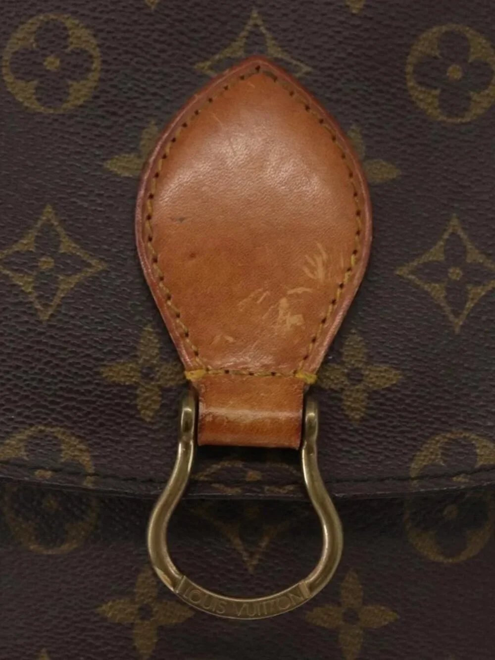 LOUIS VUITTON Monogram Saint Cloud GM Shoulder Bag M51242 LV Auth ki6540